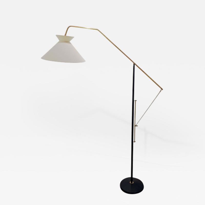  Maison Lunel Elegant Mid Century French Floor Lamp