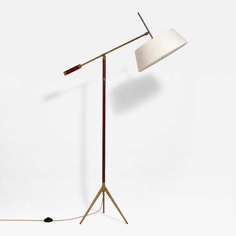  Maison Lunel Swinging floor lamp Editions Maison Lunel Paris France circa 1950