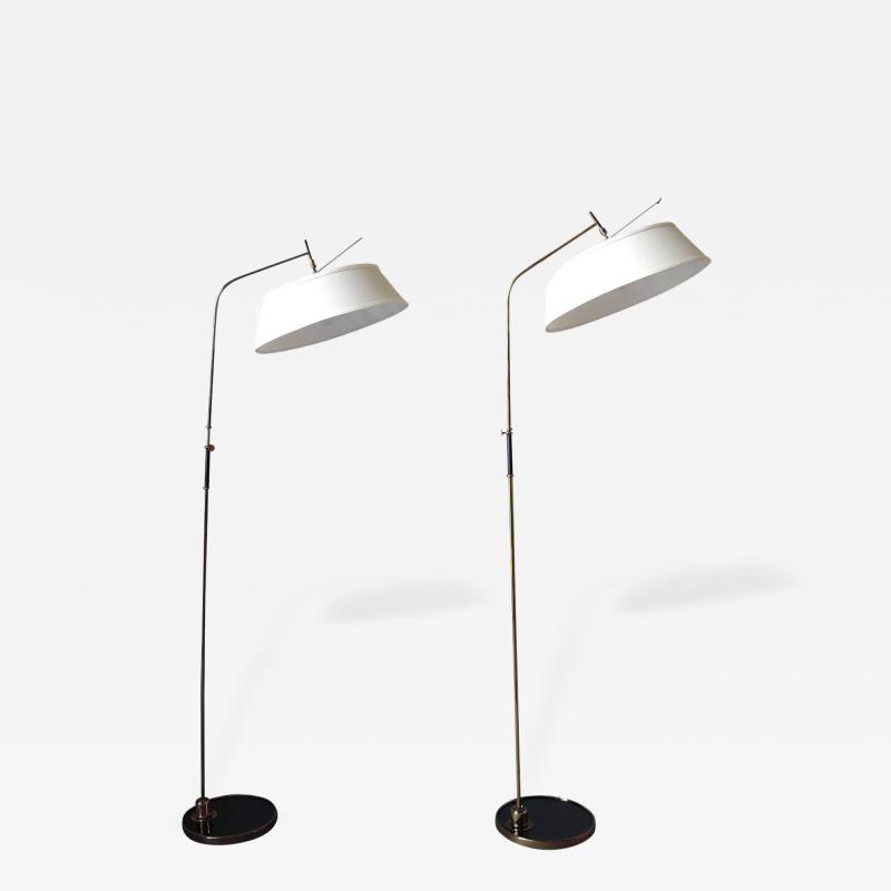  Maison Lunel Two Fine 1950s French Floor Lamps by Lunel