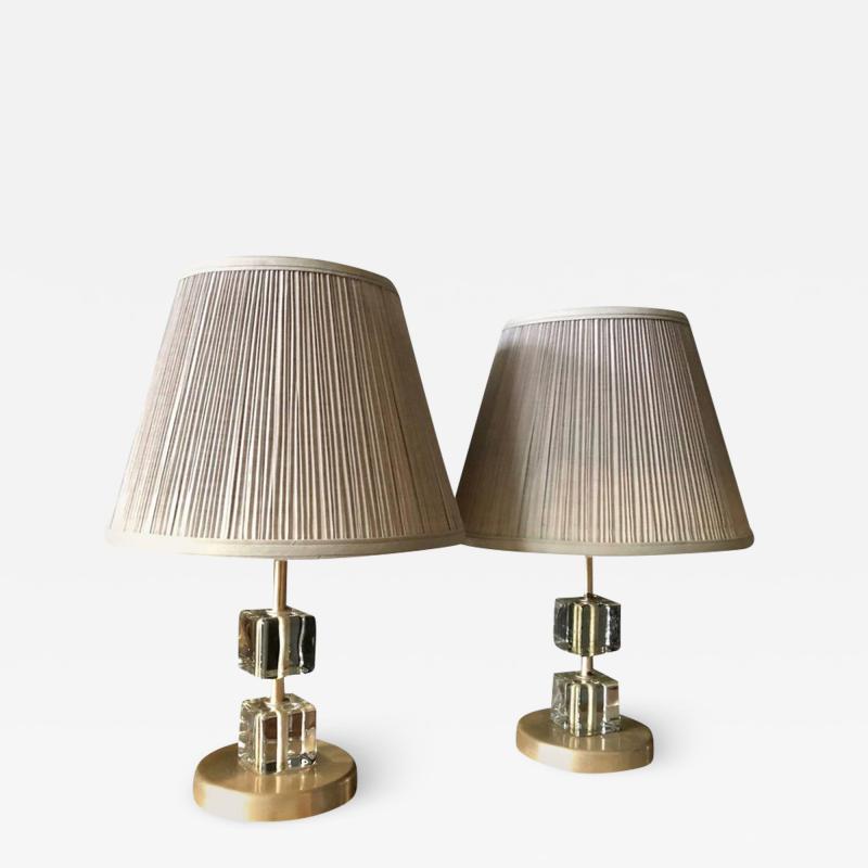  Malm metallvarufabrik AB Pair of Scandinavian Midcentury Table Lamps