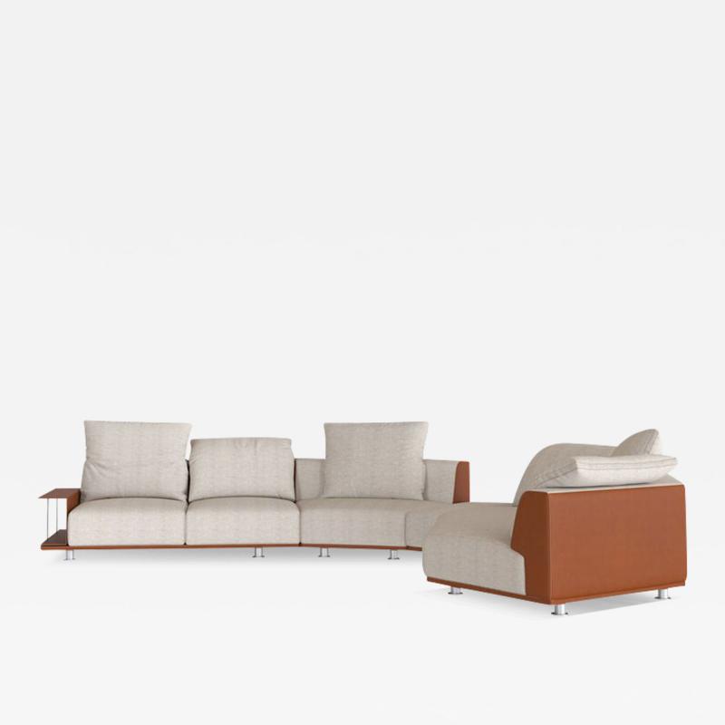  Mantellassi Grand Tour Modular Sofa with Bookcase