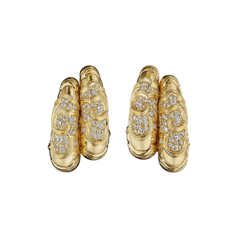  Marina B Marina B Onda Beta 2 Diamond Earrings