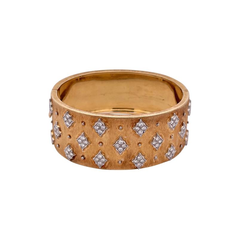  Mario Buccellati Mario Buccellati Gold Bracelet with Diamonds 18K