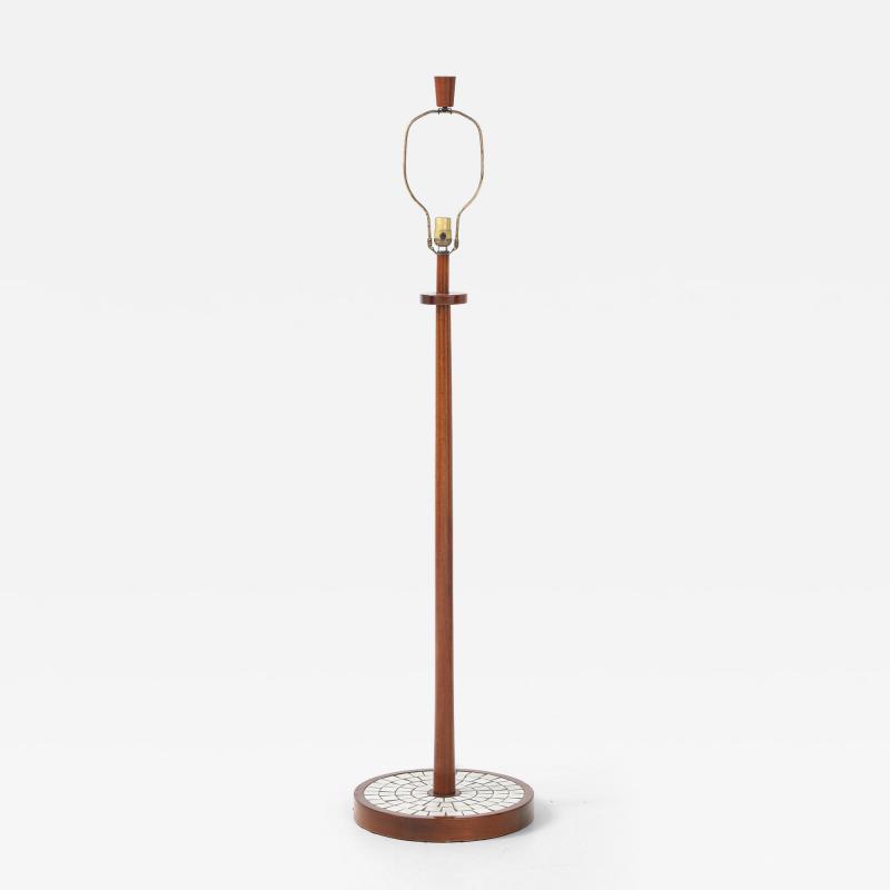  Marshall Studios Martz Marshall Studios Ceramic Tile And Walnut Floor Lamp