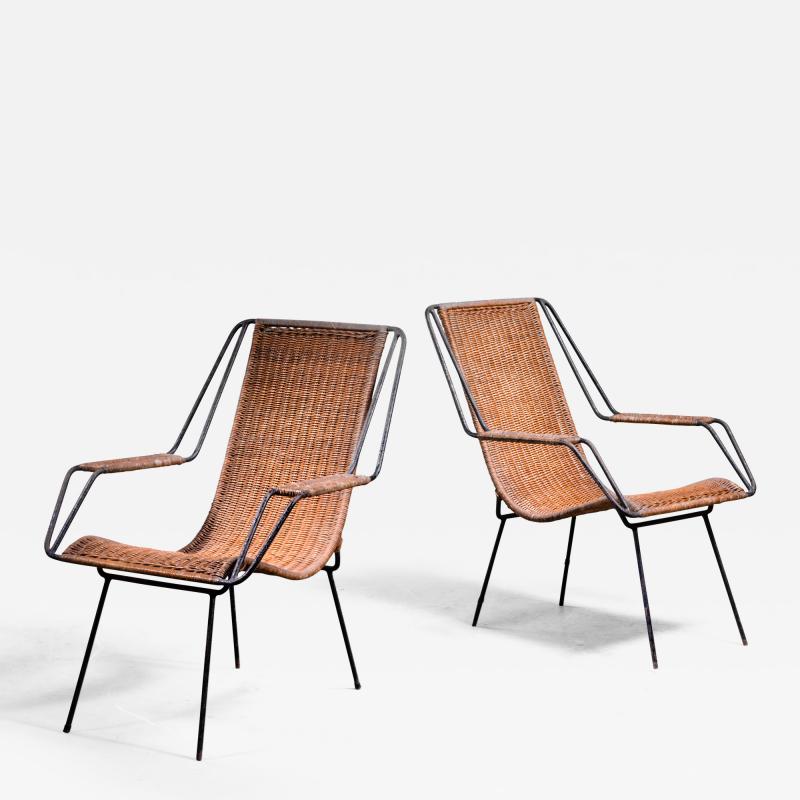  Martin Eisler Carlo Hauner Carlo Hauner and Martin Eisler pair of lounge chairs Brazil side view