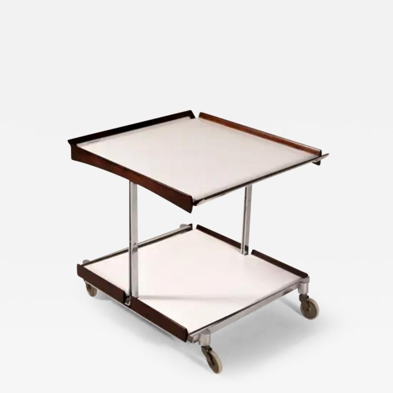  Martin Eisler Carlo Hauner Mid Century Modern Tea Cart by Forma 1950s