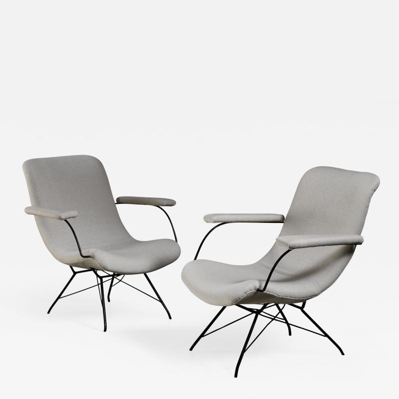  Martin Eisler Carlo Hauner Pair of Carlo Hauner and Martin Eisler lounge chairs Brazil