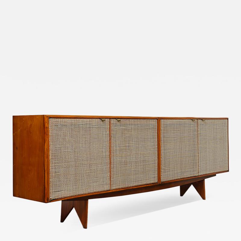  Martin Eisler Carlo Hauner Rare Four Door Sideboard by Martin Eisler Carlo Hauner
