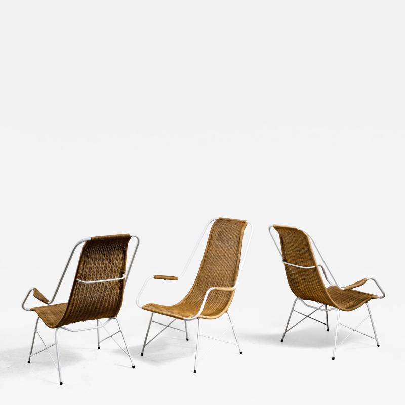  Martin Eisler Carlo Hauner Set of 3 Carlo Hauner Martin Eisler lounge chairs