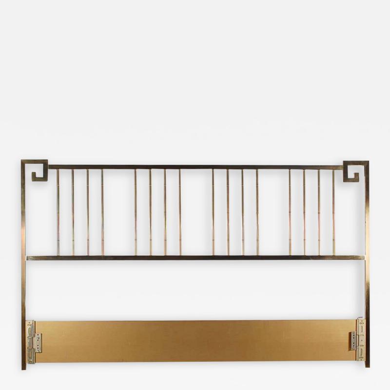  Mastercraft Brass King Size Headboard by Mastercraft