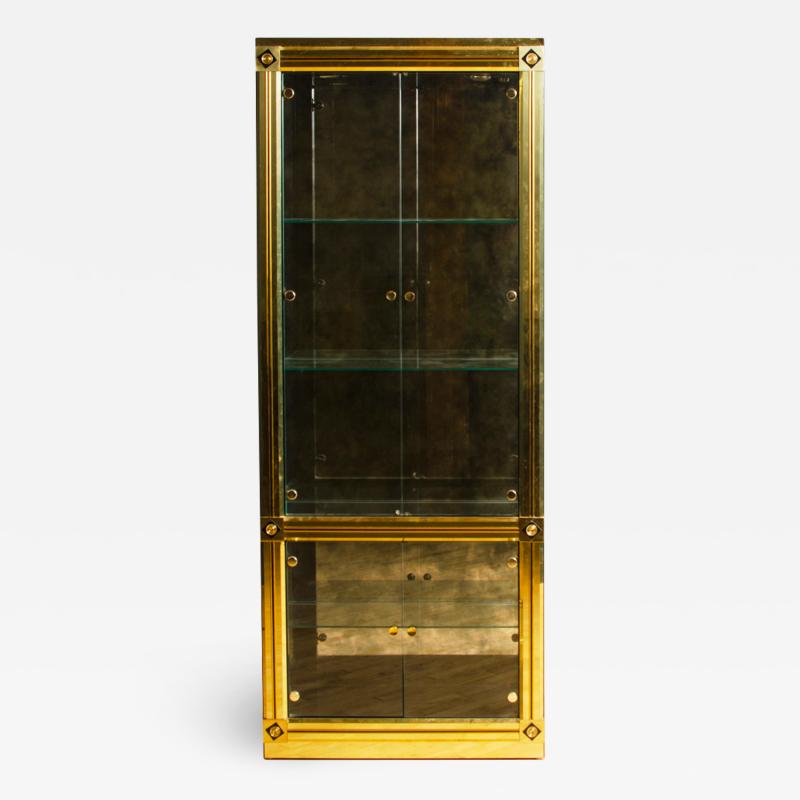  Mastercraft Brass display cabinet or Vitrine Original Mastercraft of Grand Rapids 