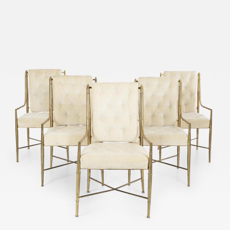  Mastercraft Set of Five Mastercraft for Weiman Warren Lloyd Dining Chairs