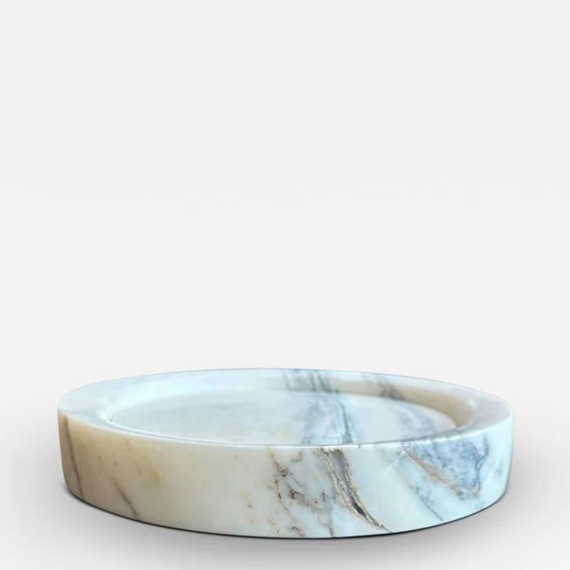  Mathieu Delacroix BOL WIDE TRAY IN CALACATTA VIOLA MARBLE