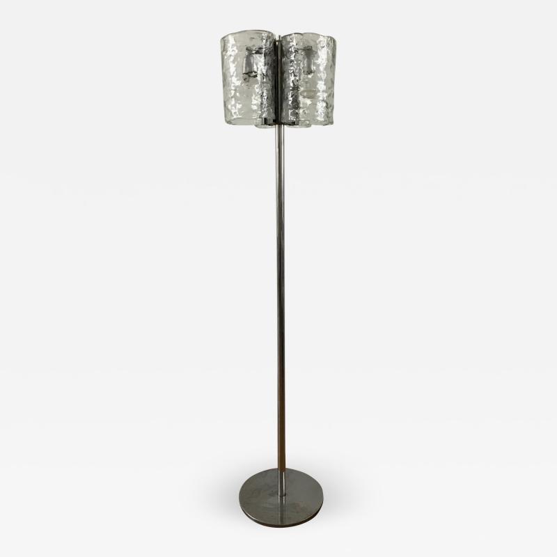  Mazzega Murano 1970s Mazzega Floor Lamp