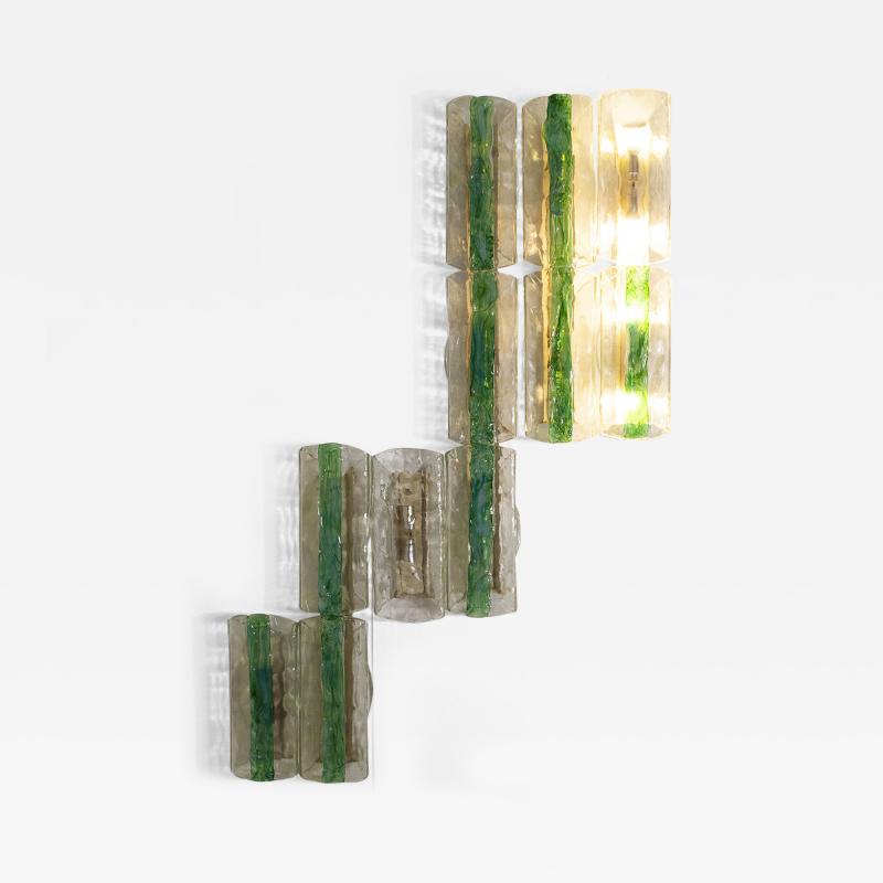  Mazzega Murano Carlo Nason sconces sculpture for Mazzega 1960s 