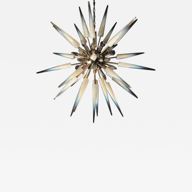  Mazzega Murano Glamorous Italian Murano Glass Sputnik Fixture