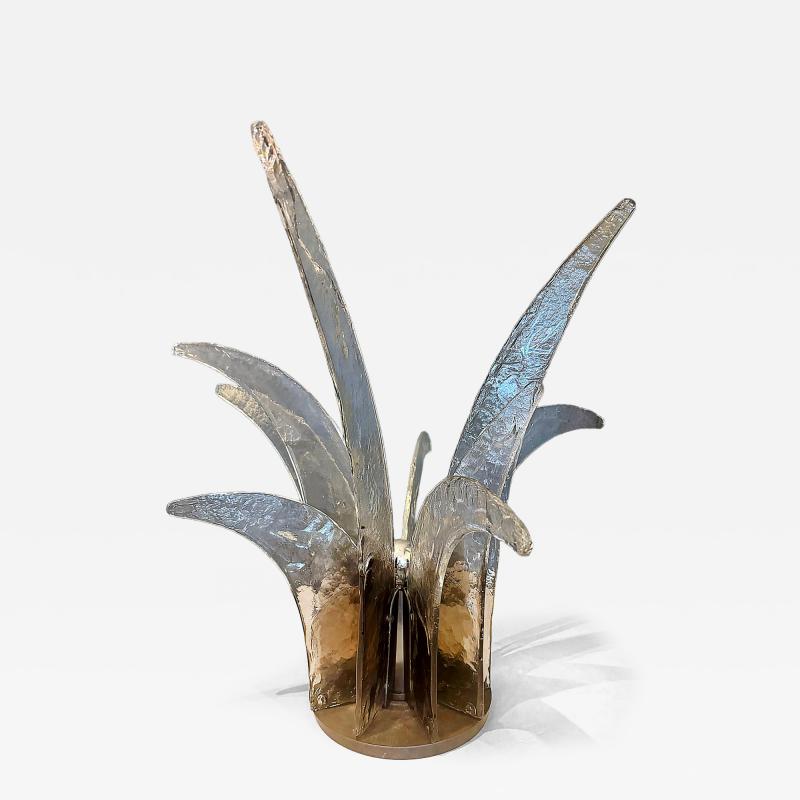  Mazzega Murano Mazzega Lampara LT 365 da tavolo Table Lamp Sculpture Circa 1970