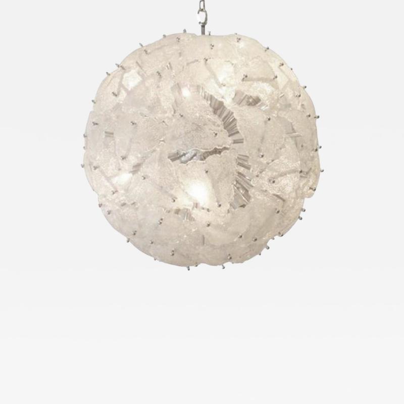  Mazzega Murano Mazzega Very Large Scale Glass Sputnik Chandelier