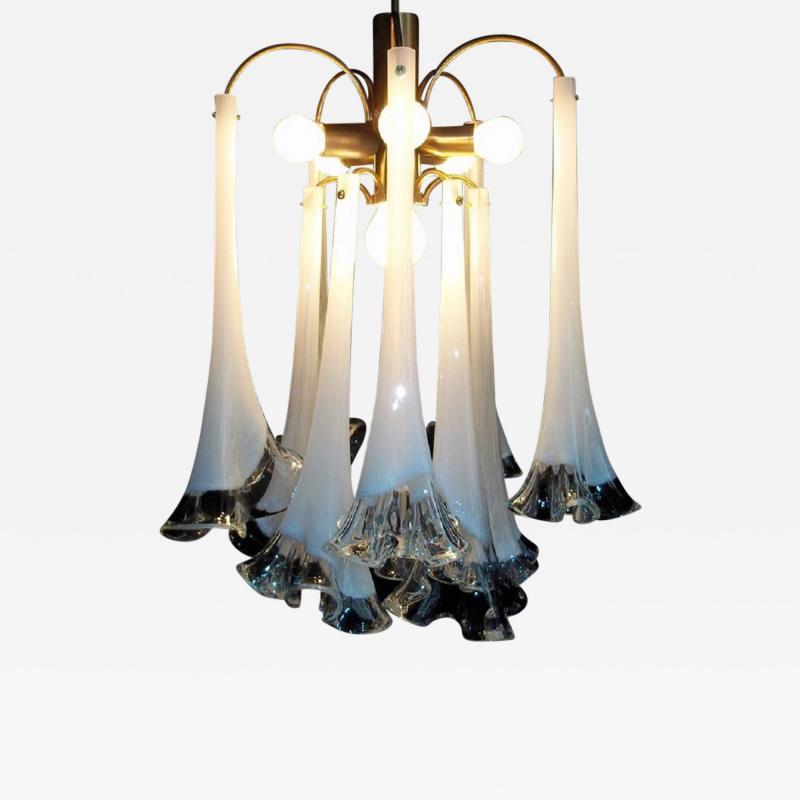  Mazzega Murano Murano Chandelier 1970s