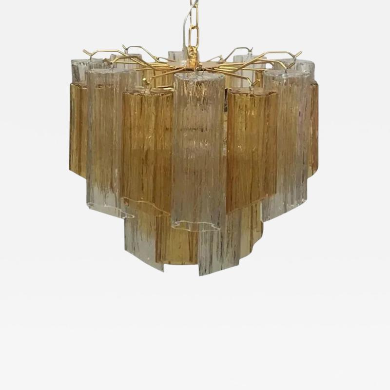  Mazzega Murano Striking Contemporary Murano Glass Sputnik Chandelier in Multicolor