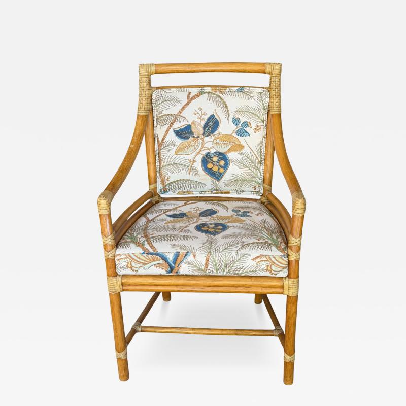  McGuire Furniture John and Elinor McGuire McGuire Furniture Co Bamboo Rattan Target Dining Arm Chair 1 of 6