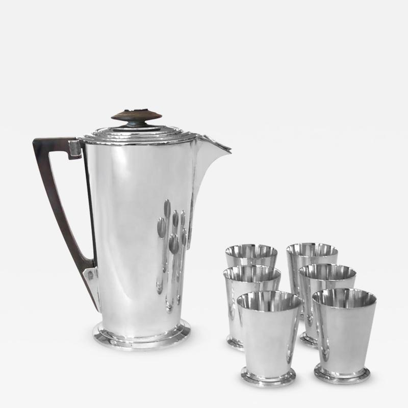  Meriden Silver Plate Co Ille de France Cocktail Shaker 6 Cups by Meriden Silver Plate Co 