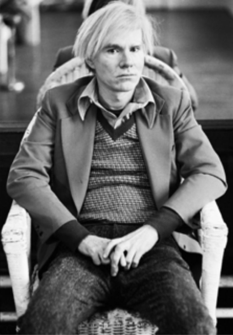  Michael Childers Andy Warhol in NY Studio 1976