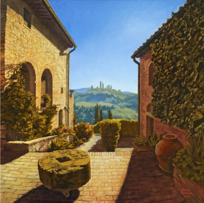  Michela Mansuino Let Us Contemplate The Courtyard at Montagnana 2012