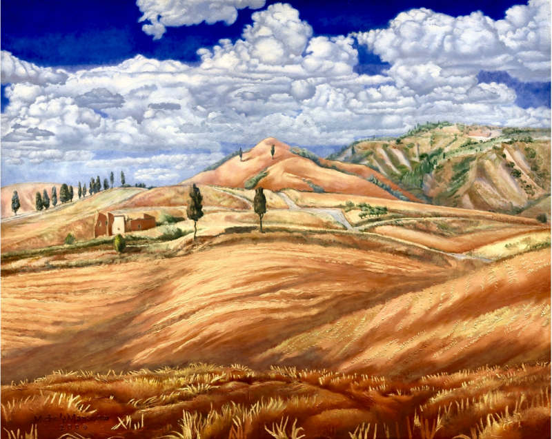  Michela Mansuino Pink Hills Near Certaldo 2012