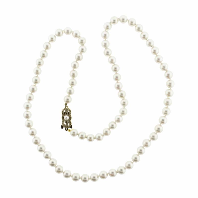  Mikimoto Mikimoto 21 inch 6 7mm Pearl Necklace