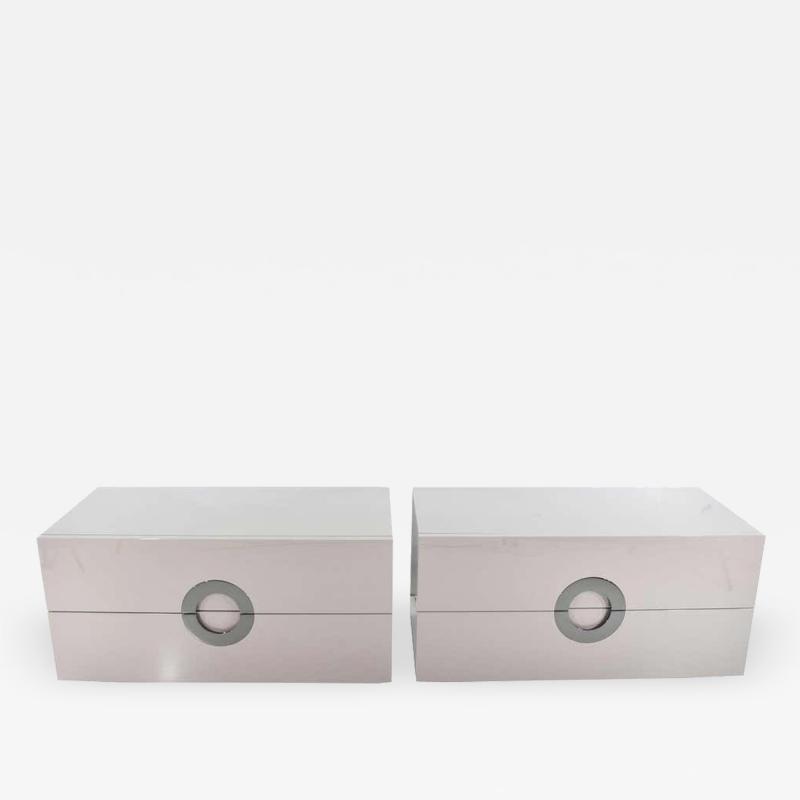  Minotti Pair of Minotti Archipenko Chests of Drawers or Nightstands