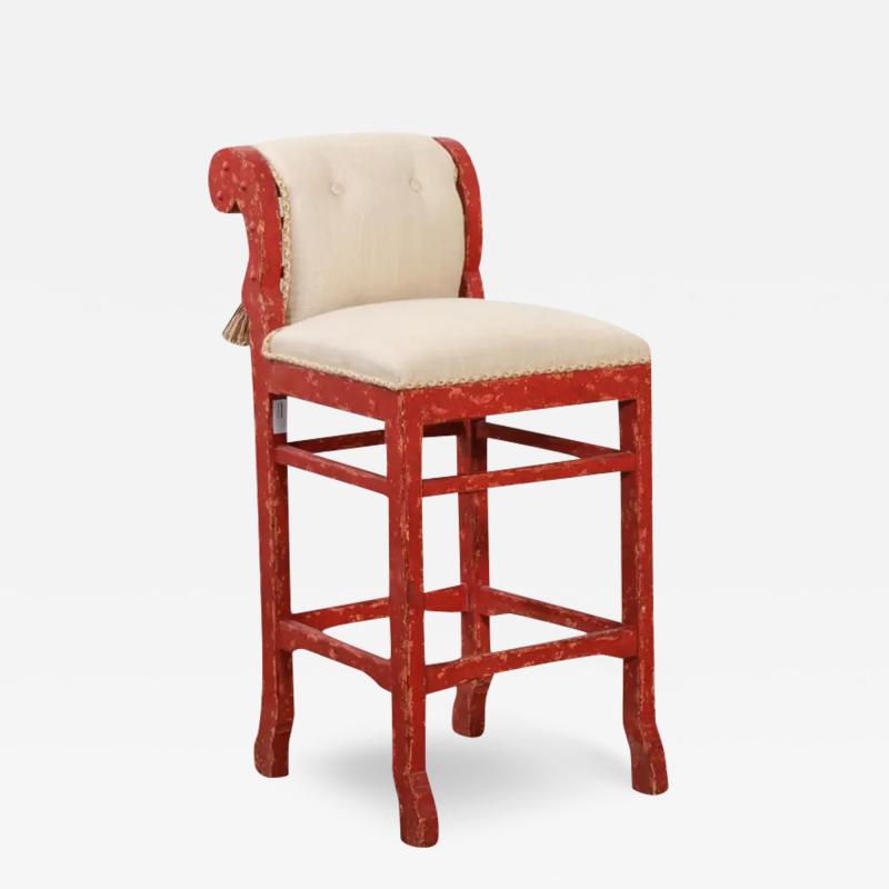  Minton Spidell Minton Spidell Spanish Rancho Monterey Style Bar Stool