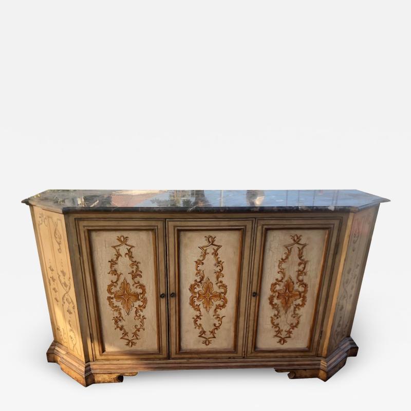  Minton Spidell Minton Spidell Venetian Credenza W Marble Top