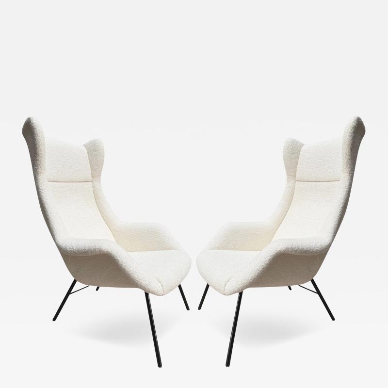  Miroslav Navrotil Pair of armchairs by Miroslav Navratil Editions Ton Czech Republic circa 1960