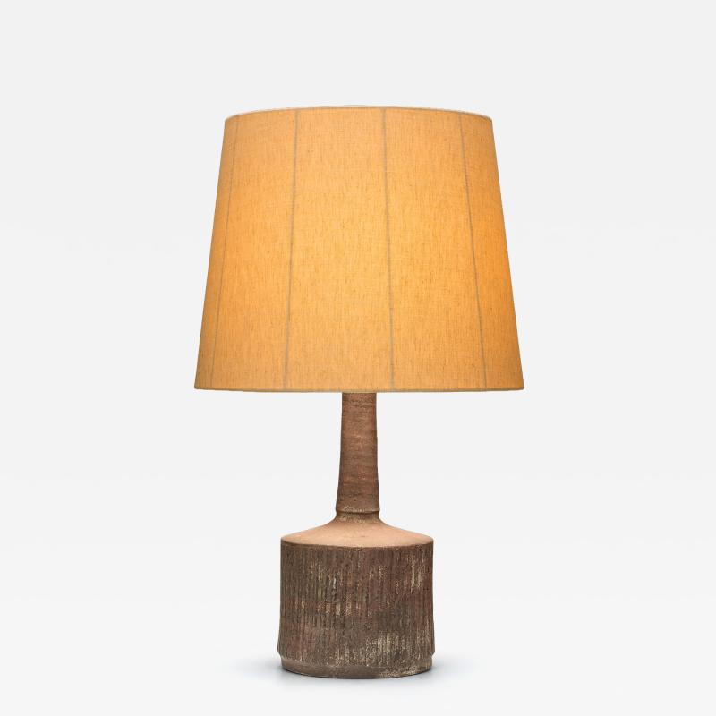  Mobach Earth Toned Ceramic Table Lamp by Mobach The Netherlands 1960s