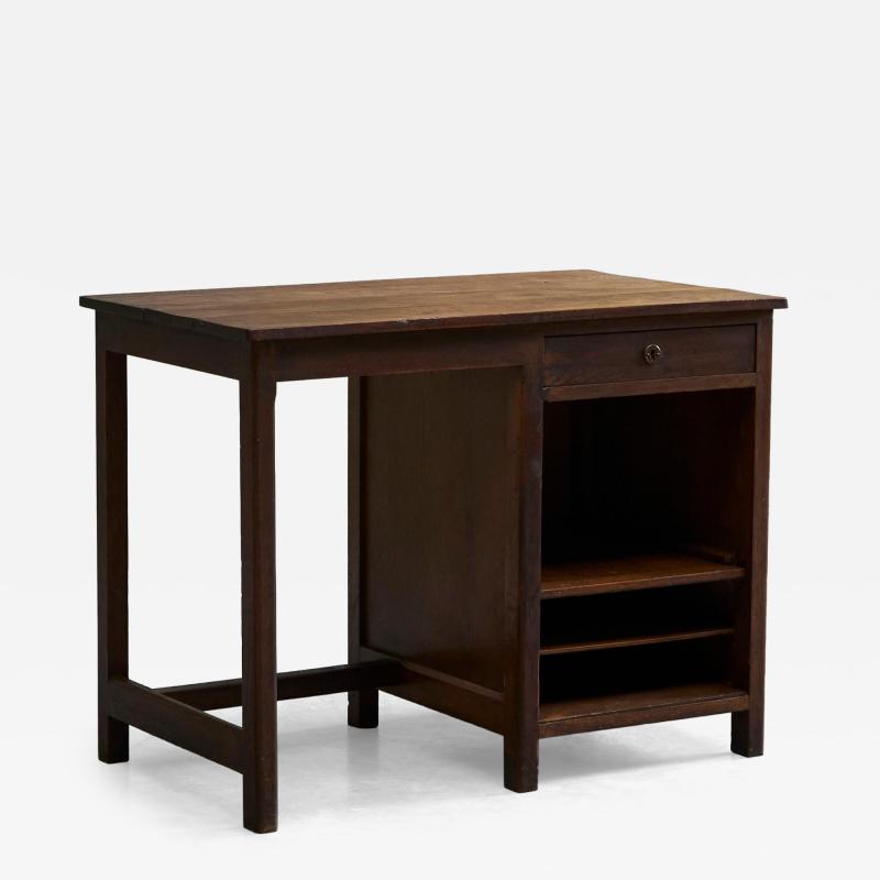  Mobilier AVEA Mobilier AVEA Writing Desk in Solid Oak Belgium 1930s