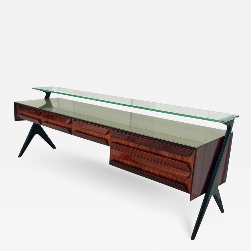  Mobilificio Dassi Italian Mid Century Sideboard or Vanity Dresser by Vittorio Dassi 1950s