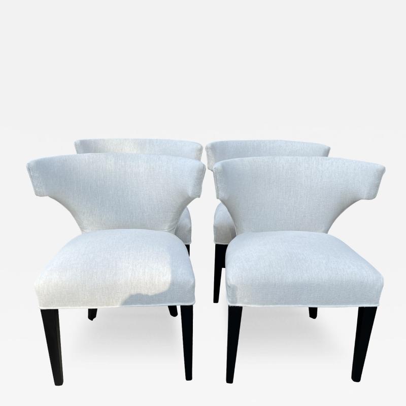  Modernage Furniture Company SUITE OF FOUR KLISMOS DINING CHAIRS BY MODERNAGE