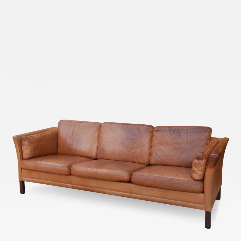  Mogens Hansen Mogens Hansen Buffalo Leather Sofa