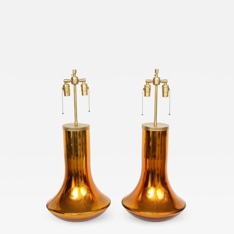  Murano Luxury Glass MGL Donghia Gold Murano Glass Lamps