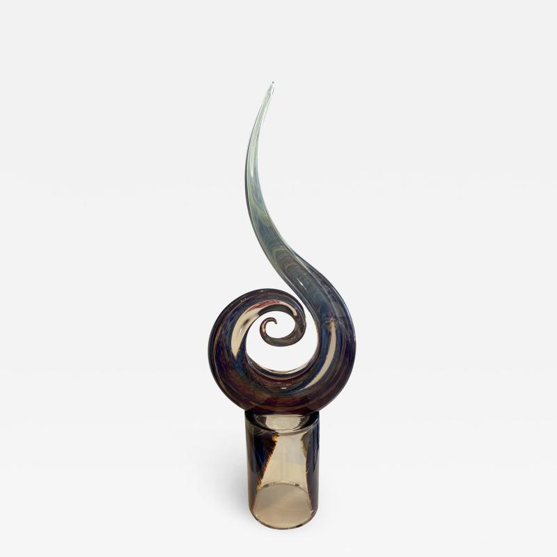  Murano Spiral Murano Glass Sculpture