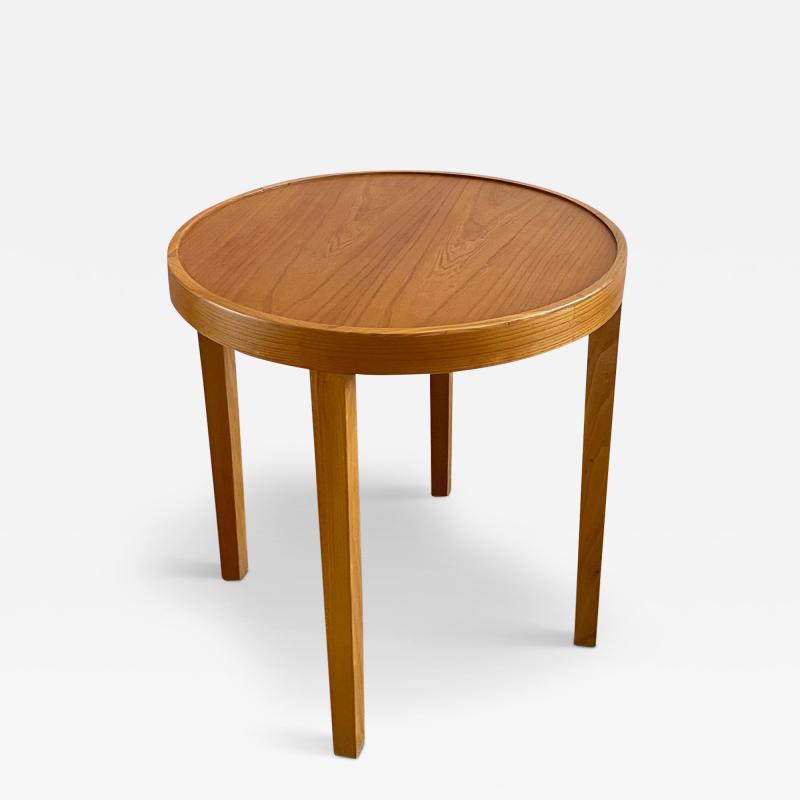  Nordiska Kompaniet Coffe Side Table in Elm by Axel Einar Hjorth for Nordiska Kompaniet