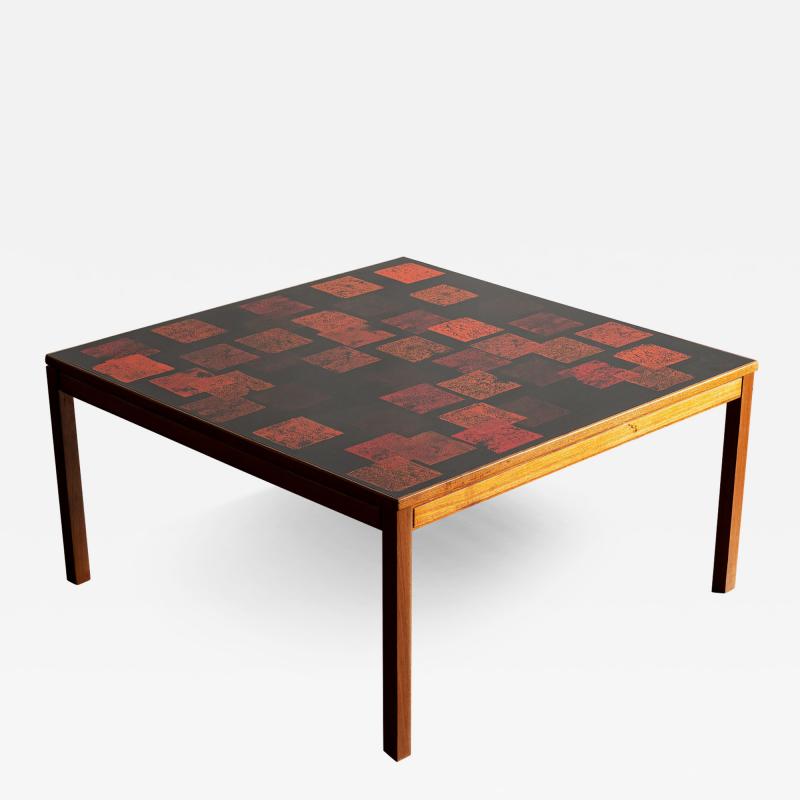  Nordiska Kompaniet Enameled Coffee Table by P Torneman for Nordiska Kompaniet Sweden 1960s