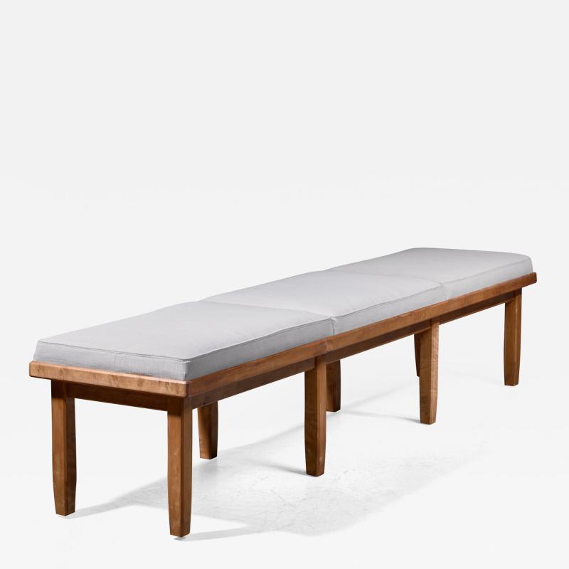  Nordiska Kompaniet Long 220cm 7ft tiger maple Nordiska Kompaniet bench