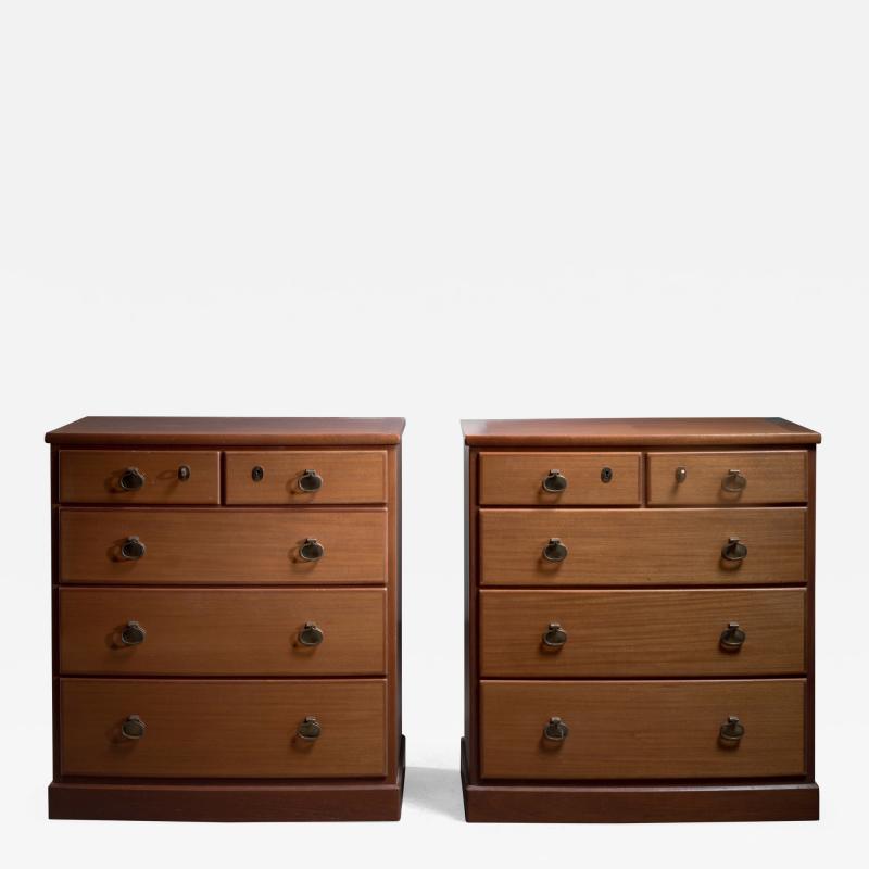  Nordiska Kompaniet Pair of Kerstin H rlin Holmquist chests of drawers