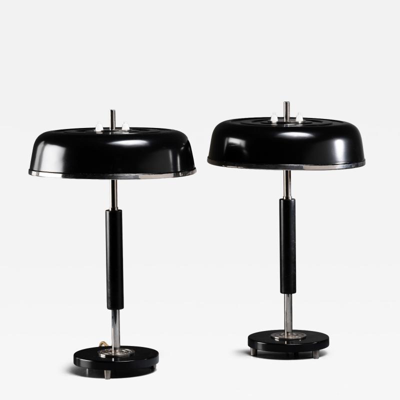  Nordiska Kompaniet Pair of Scandinavian Modern table lamps
