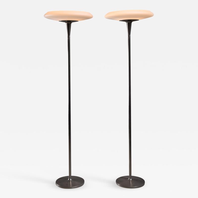  Nordiska Kompaniet Pair of tall Nordiska Kompaniet floor lamps