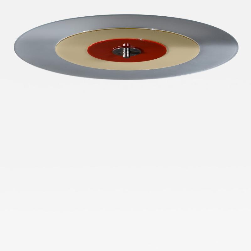  Nordiska Kompaniet Scandinavian Modern glass ceiling lamp