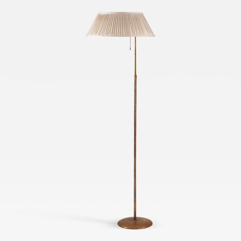  Nordiska Kompaniet Swedish Modern Floor Lamp in Brass