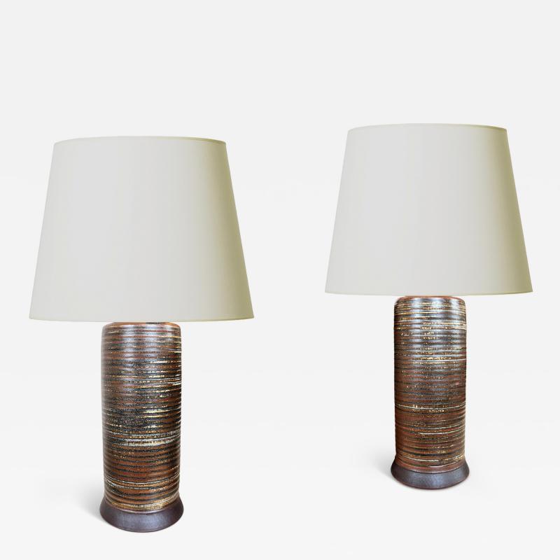  Nylund Krebs Pair of Table Lamps by Nylund Krebs
